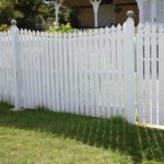 timber picket fencing