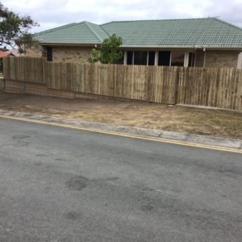 Concrete Sleeper retaining wall