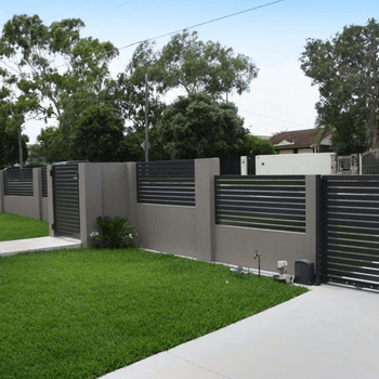 panel wall fencing design options