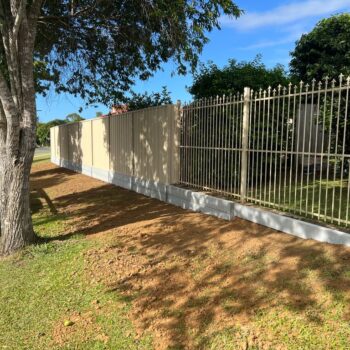 CONCRETE SLEEPER WALL, BELLMERE