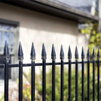 wrought iron security fence