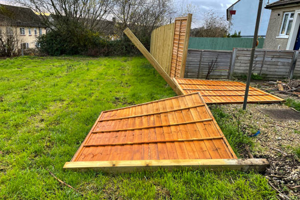 Fence Storm Preparation