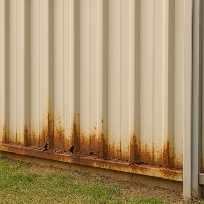 colorbond fence wear and tear