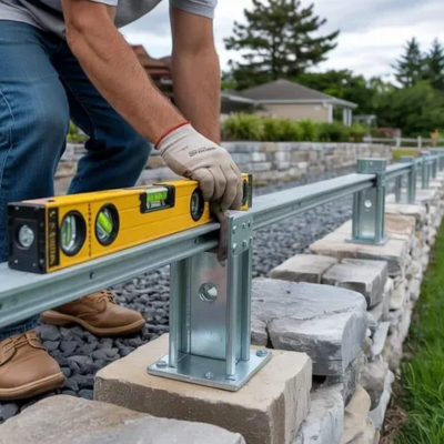 Designing Fences That Work With Retaining Walls