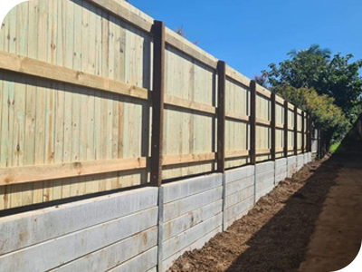 Concrete Sleeper Retaining Walls