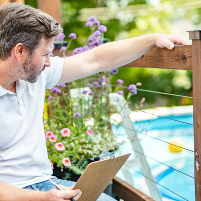 pool fencing landscaping