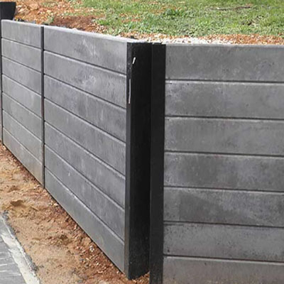 Materials used commonly in retaining walls