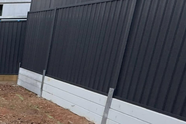 Can You Put a Colorbond Fence on Top of a Concrete Sleeper Retaining Wall