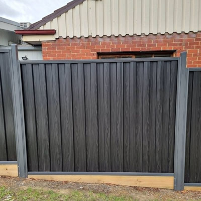 What Type of Steel Fence Is Right for Your Property - Black Ash Timber Look Fencing