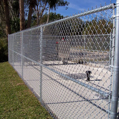 Palisade or Chain Link Fencing - Chain link fence