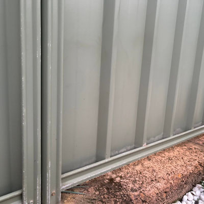 Does Colorbond Fencing Rust - Moisture around fence